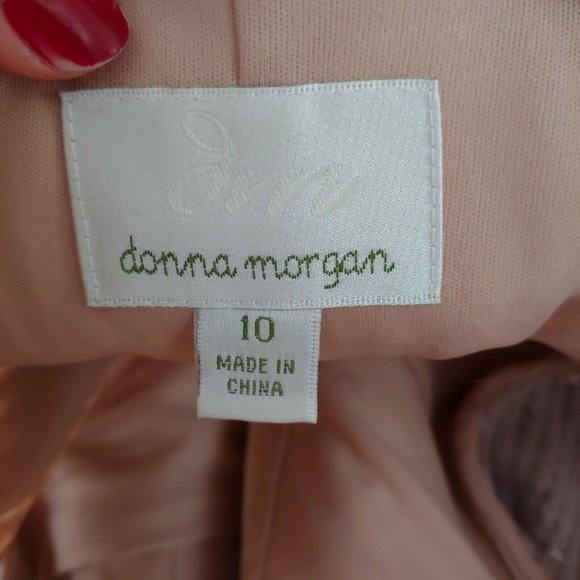 ❤️SOLD❤️Donna Morgan Copper Pink Sequins Animal - Picture 5 of 7